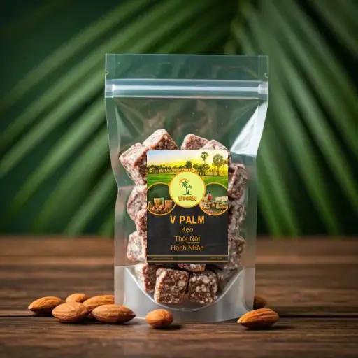 Kẹo Thốt Nốt Hạnh Nhân