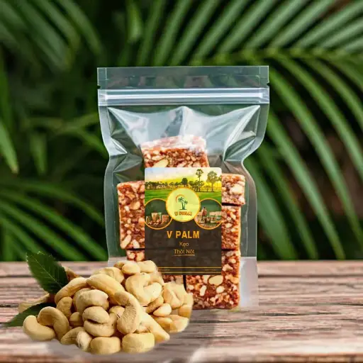 Kẹo Thốt Nốt Hạt Điều 